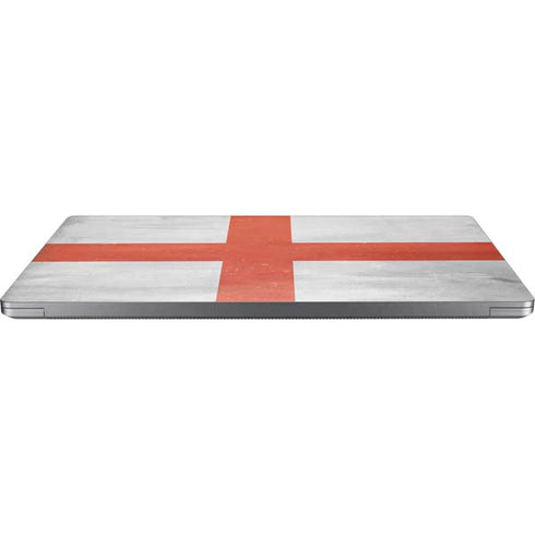 England Flag Distressed Laptop Skins